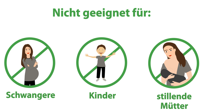 CBD nicht für schwangere Kinder und stillende Mütter